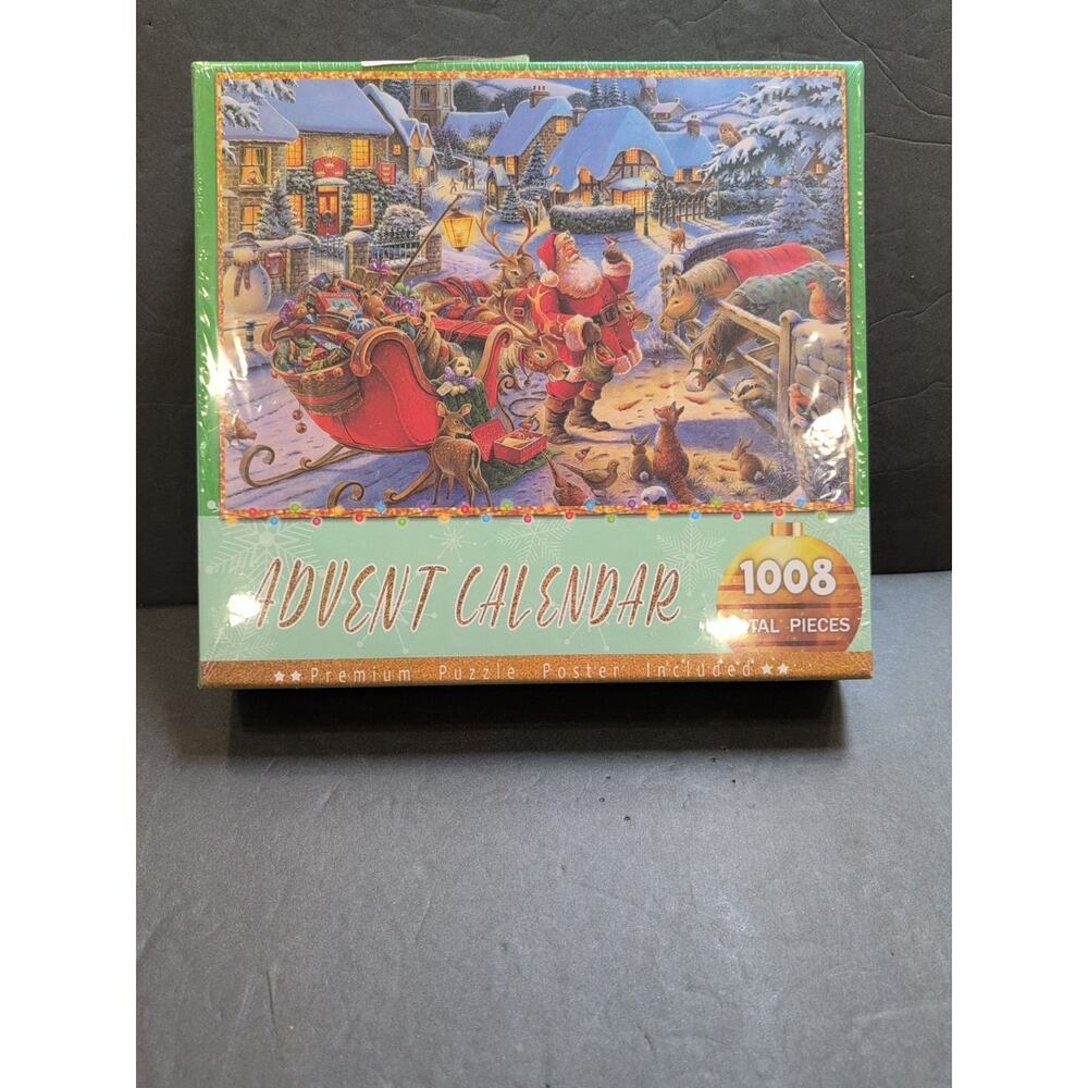 1008 Pieces.Advent Calendar.24 Days.Sealed.NIB.